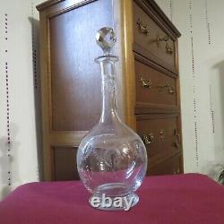 Carafe en cristal de saint louis modèle noël gravure 3540