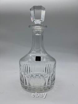 Carafe whisky / cognac en cristal Saint Louis modele Marine