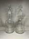 Carafes Anciennes Cristal À Cotes Plates, Modèle Caton, Dlg St Louis Baccarat