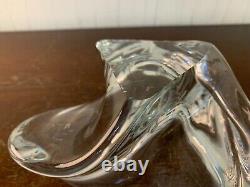 Cendrier vide poche en cristal de Saint Louis