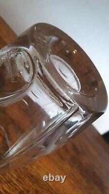 Chope à bière cristal taillé Baccarat ou St Louis à identifier