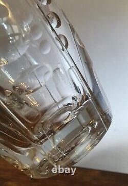 Chope à bière cristal taillé Baccarat ou St Louis à identifier