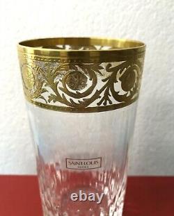Chope / verre à orangeade / tumbler en cristal signé SAINT LOUIS modèle THISTLE