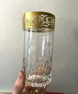 Chope / verre à orangeade / tumbler en cristal signé SAINT LOUIS modèle THISTLE
