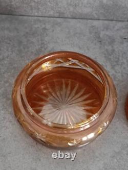 Coffret Boîte en Cristal Taillé Baccarat / Saint Louis