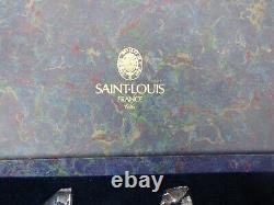 Coffret de 6 portes couteaux en cristal de Saint Louis modèle PAGODE