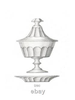 Confiturier / Drageoir en cristal Saint Louis Catalogue 1908