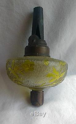 Corps de lampes à pétrole cristal de Saint Louis Baccarat