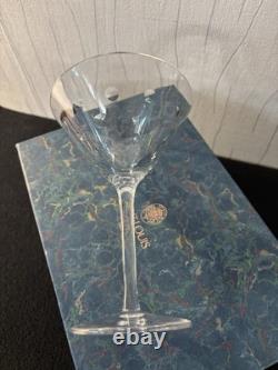 Coupe à martini modèle Bubble en cristal de Saint Louis