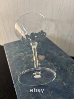 Coupe à martini modèle Bubble en cristal de Saint Louis