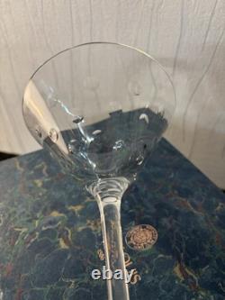 Coupe à martini modèle Bubble en cristal de Saint Louis
