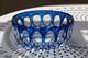 Coupe En Cristal Overlay Bleu (vsl, Saint-louis, Baccarat)