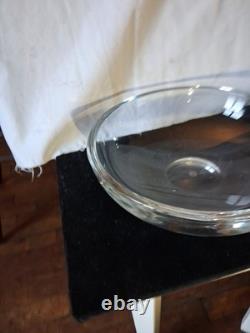 Coupe saladier centre de table en CRISTAL DE SAINT LOUIS diamètre 29.5 cm signé