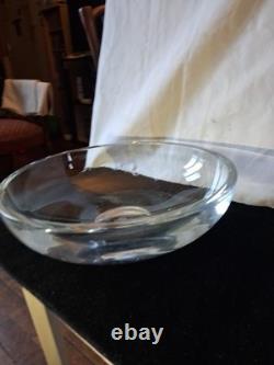 Coupe saladier centre de table en CRISTAL DE SAINT LOUIS diamètre 29.5 cm signé