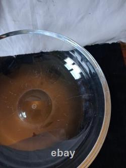 Coupe saladier centre de table en CRISTAL DE SAINT LOUIS diamètre 29.5 cm signé