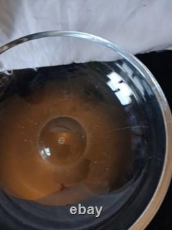 Coupe saladier centre de table en CRISTAL DE SAINT LOUIS diamètre 29.5 cm signé