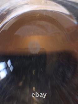 Coupe saladier centre de table en CRISTAL DE SAINT LOUIS diamètre 29.5 cm signé