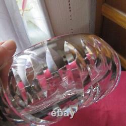 Coupe saladier centre de table en cristal de saint louis modèle jersey Ø 18,5 cm