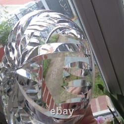 Coupe saladier centre de table en cristal de saint louis modèle jersey Ø 18,5 cm