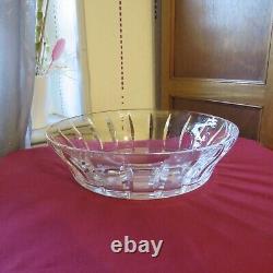 Coupe saladier centre de table en cristal de saint louis modèle jersey Ø 24,2 cm