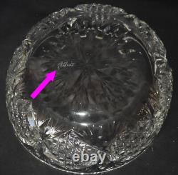 Cristal Coupe / Saladier (signée St-Louis au revers) bel état (22.3 cm)