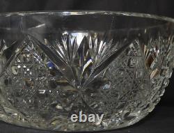 Cristal Coupe / Saladier (signée St-Louis au revers) bel état (22.3 cm)