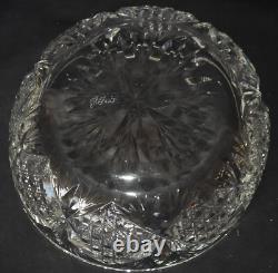 Cristal Coupe / Saladier (signée St-Louis au revers) bel état (22.3 cm)