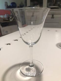 Cristal De St Louis 8 Verres À Vin Rouge Forme Tulipe