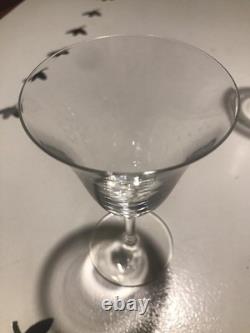 Cristal De St Louis 8 Verres À Vin Rouge Forme Tulipe