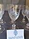 Cristal Saint Louis 6 Verres A Vin (16 Cm) Signés Parfait Etat