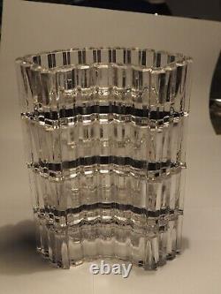 Cristal SAINT LOUIS FRANCE Centre de Table en 4 éléments diamètre 20 cm TBE