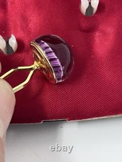 Cristal Saint Louis Bouton De Manchettes Presse Papier Sulfure