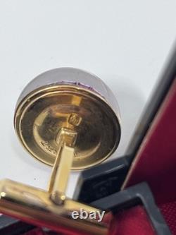 Cristal Saint Louis Bouton De Manchettes Presse Papier Sulfure