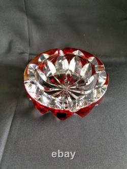 Cristal Saint-Louis France modèle Blois cendrier vide-poche en parfait état
