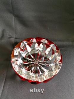 Cristal Saint-Louis France modèle Blois cendrier vide-poche en parfait état