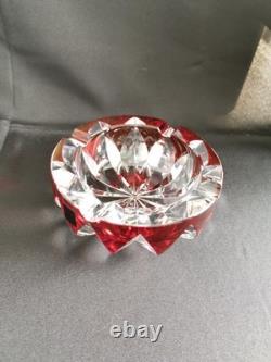 Cristal Saint-Louis France modèle Blois cendrier vide-poche en parfait état