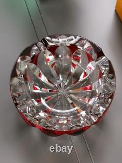 Cristal Saint-Louis France modèle Blois cendrier vide-poche en parfait état