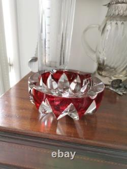 Cristal Saint-Louis France modèle Blois cendrier vide-poche en parfait état