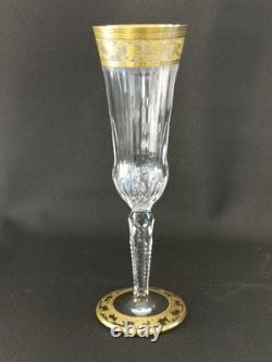 Cristal Saint-Louis France modèle Callot flûte à champagne excellent état