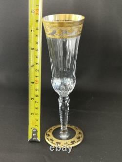 Cristal Saint-Louis France modèle Callot flûte à champagne excellent état