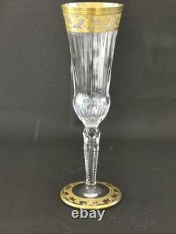 Cristal Saint-Louis France modèle Callot flûte à champagne excellent état