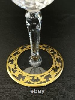 Cristal Saint-Louis France modèle Callot verre à vin 14.5cm parfait état