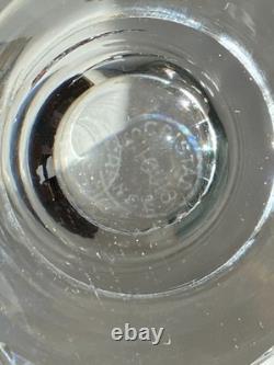 Cristal Saint Louis Modèle Diamants 4 verres 2 à vin blanc et 2 à vin rouge