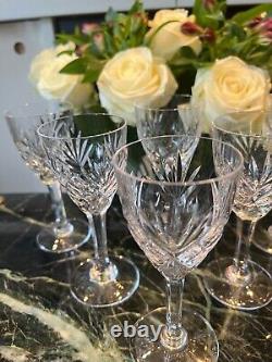 Cristal Saint Louis lot de 6 verres à porto modèle Chantilly très bon état