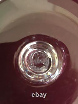 Cristal Saint St Louis Série de 9 Verres à pied /vin/eau/ Cristal Taillé 16 cm