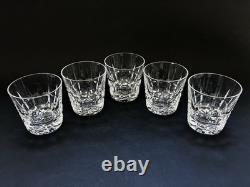 Cristal St Louis 5 Verre À Whisky Modèle Manhattan Old Fashioned Glass Crystal