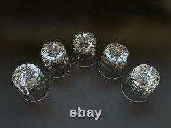 Cristal St Louis 5 Verre À Whisky Modèle Manhattan Old Fashioned Glass Crystal