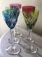 Cristal St Louis 5 Verres Couleur Modèle Chantilly