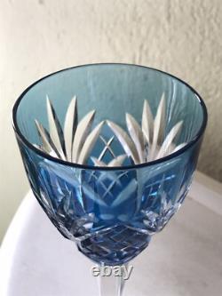 Cristal St Louis 5 Verres Couleur Modèle Chantilly