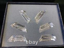 Cristal St Louis 6 Porte Couteaux Modèle Pagode En Coffret (A6) Lot2